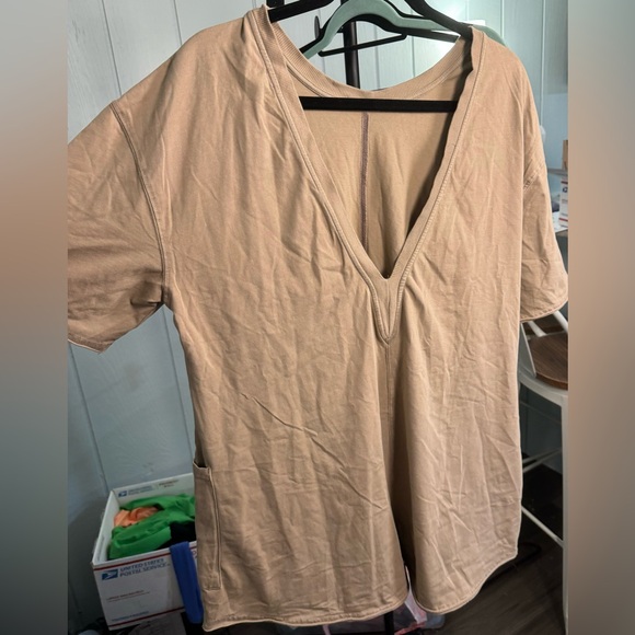 NWT Free People Movement Hot Shot Tee Romper - Mocha Latte - XS, S, M, L - Picture 7 of 7